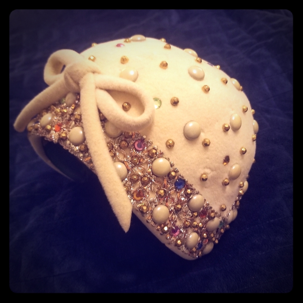 Vintage Yves Saint Laurent Felted Cap Circa 1960s
